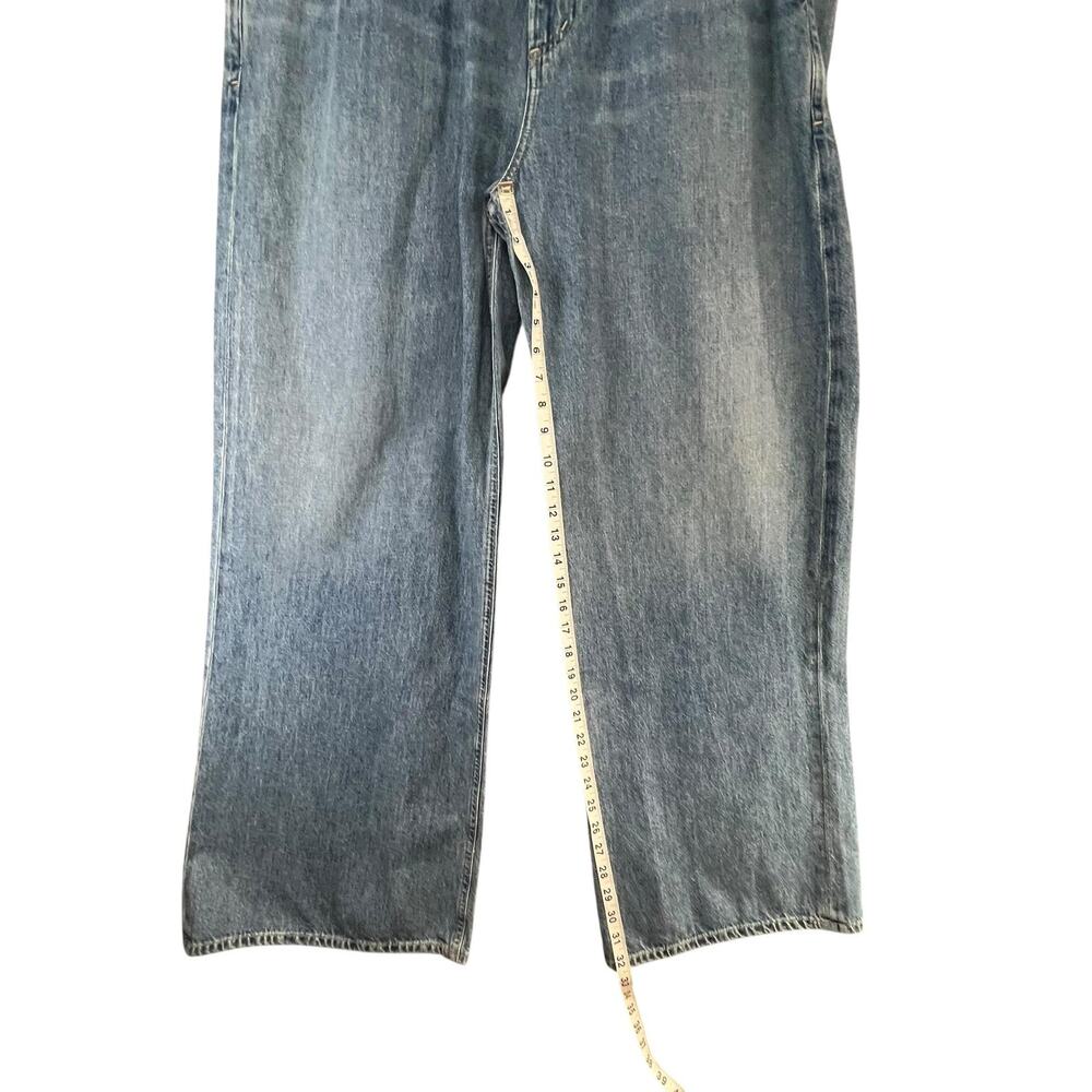 Citizens of Humanity Maritzy Trouser Jeans Womens 31 Blue Mojo Pleated Wide Leg - Picture 9 of 16